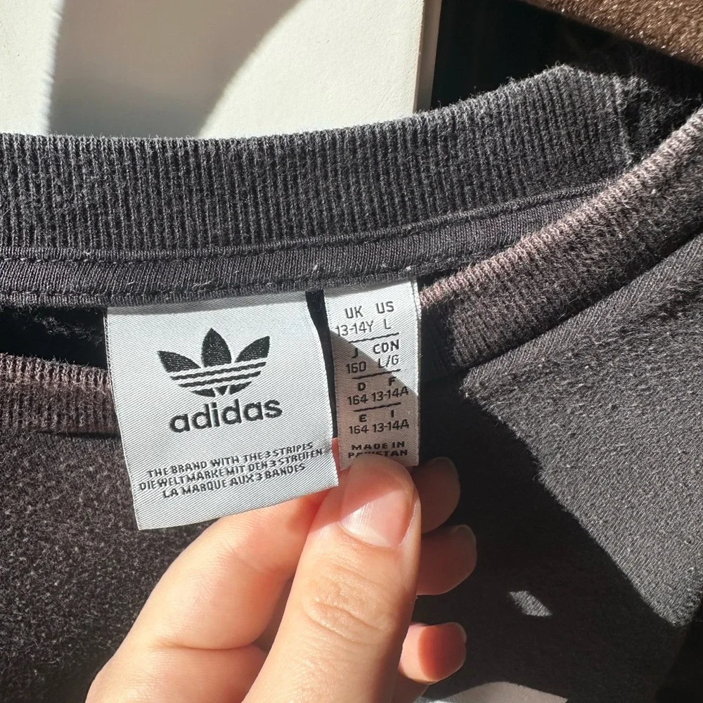 Adidas Black Sweatshirt - Picture 2 of 3